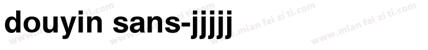 douyin sans字体转换